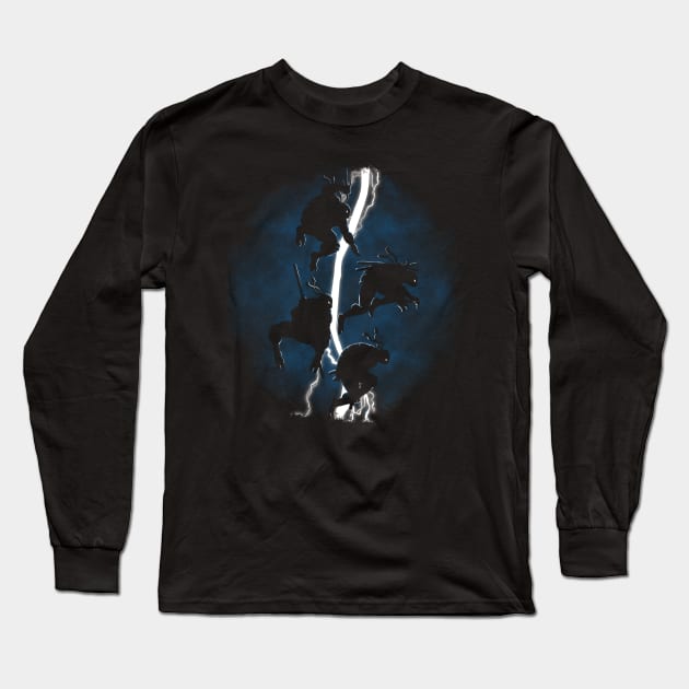 The Dark Ninja Return V.2 Long Sleeve T-Shirt by TeeKetch